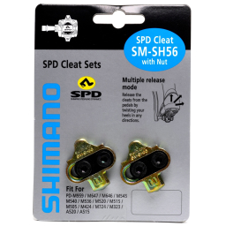 Shimano SM-SH56 SPD Cleats without Cleat Nut, Multi-Release